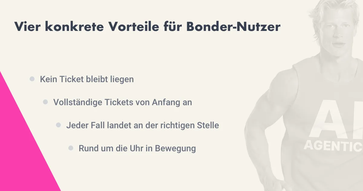 Autonomous Service Work in Bonder: AI Drives Tickets Forward on Its Own