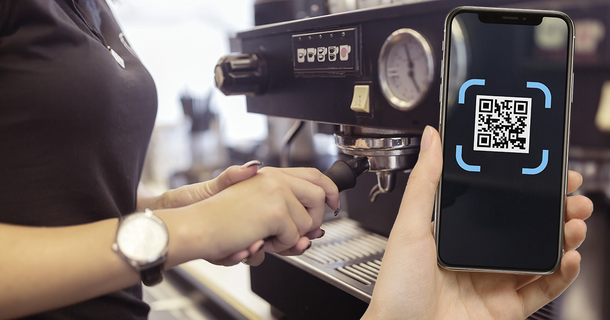 QR code—that opens an exclusive service world