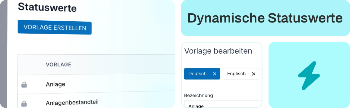 Dynamische Statuswerte – Maximale Flexibilität in allen Ebenen