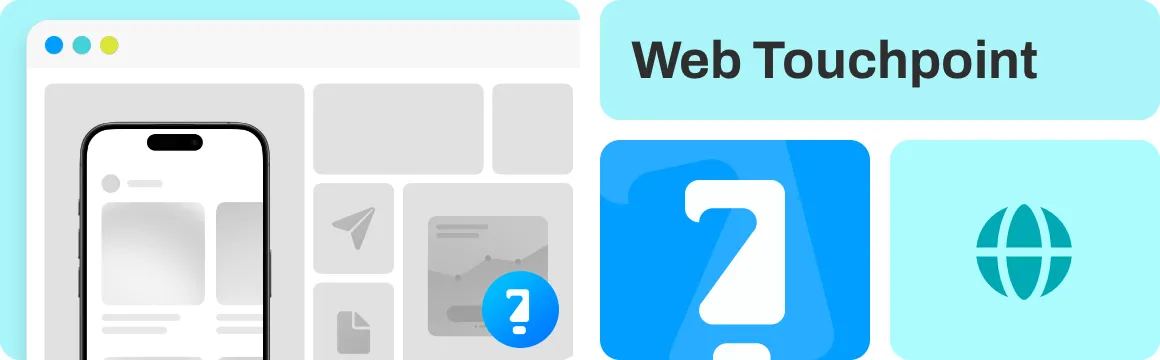 Web touchpoint—an inconspicuous icon with great impact