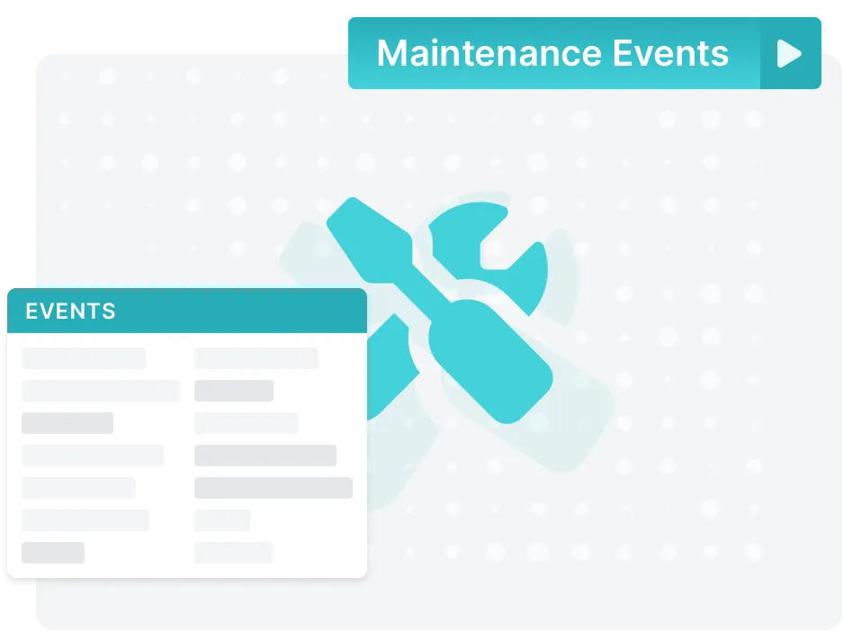 Maintenance events