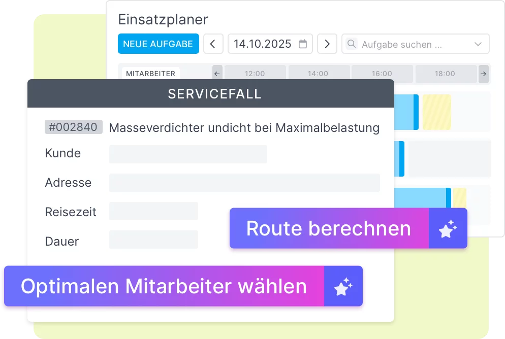 Visueller Einsatzplaner