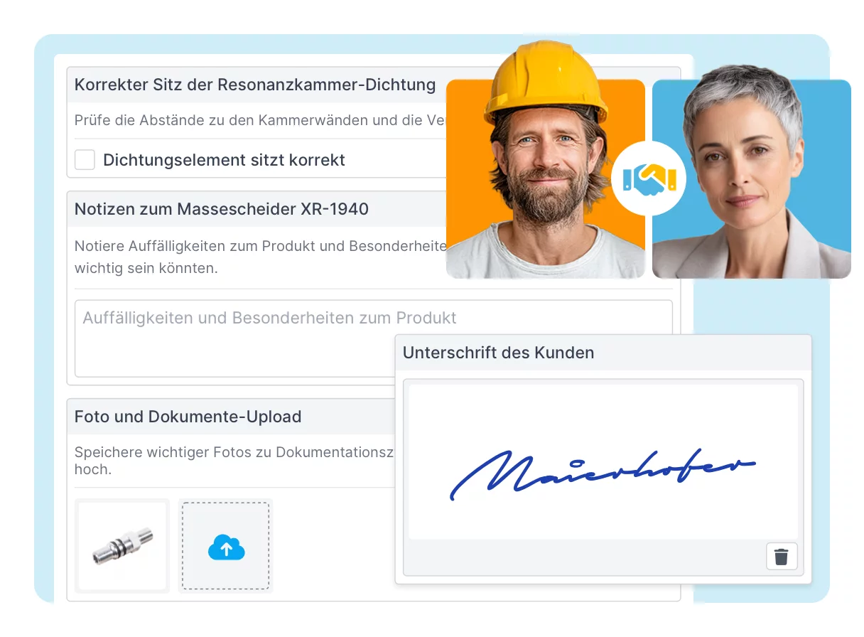 Service über Partnerunternehmen